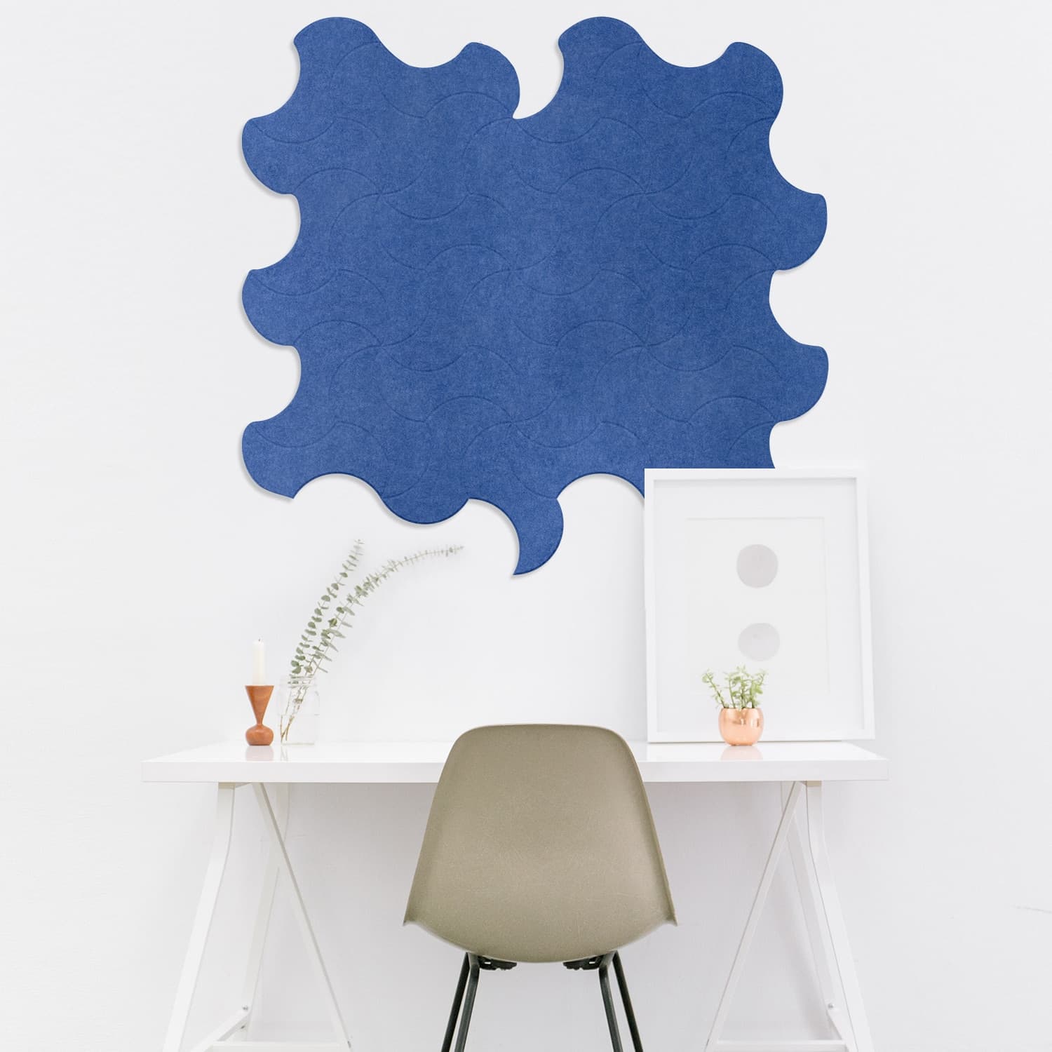 EASYfelt PET-vilt akoestische wandbekleding zelfklevend stick boomerang