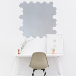 EASYfelt PET-vilt akoestische wandbekleding zelfklevend stick trihex
