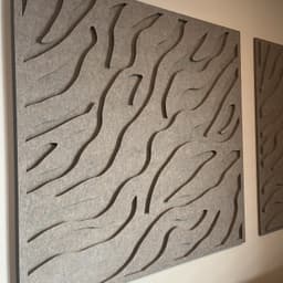 EASYfelt PET-vilt akoestisch wandpaneel Coral Earth