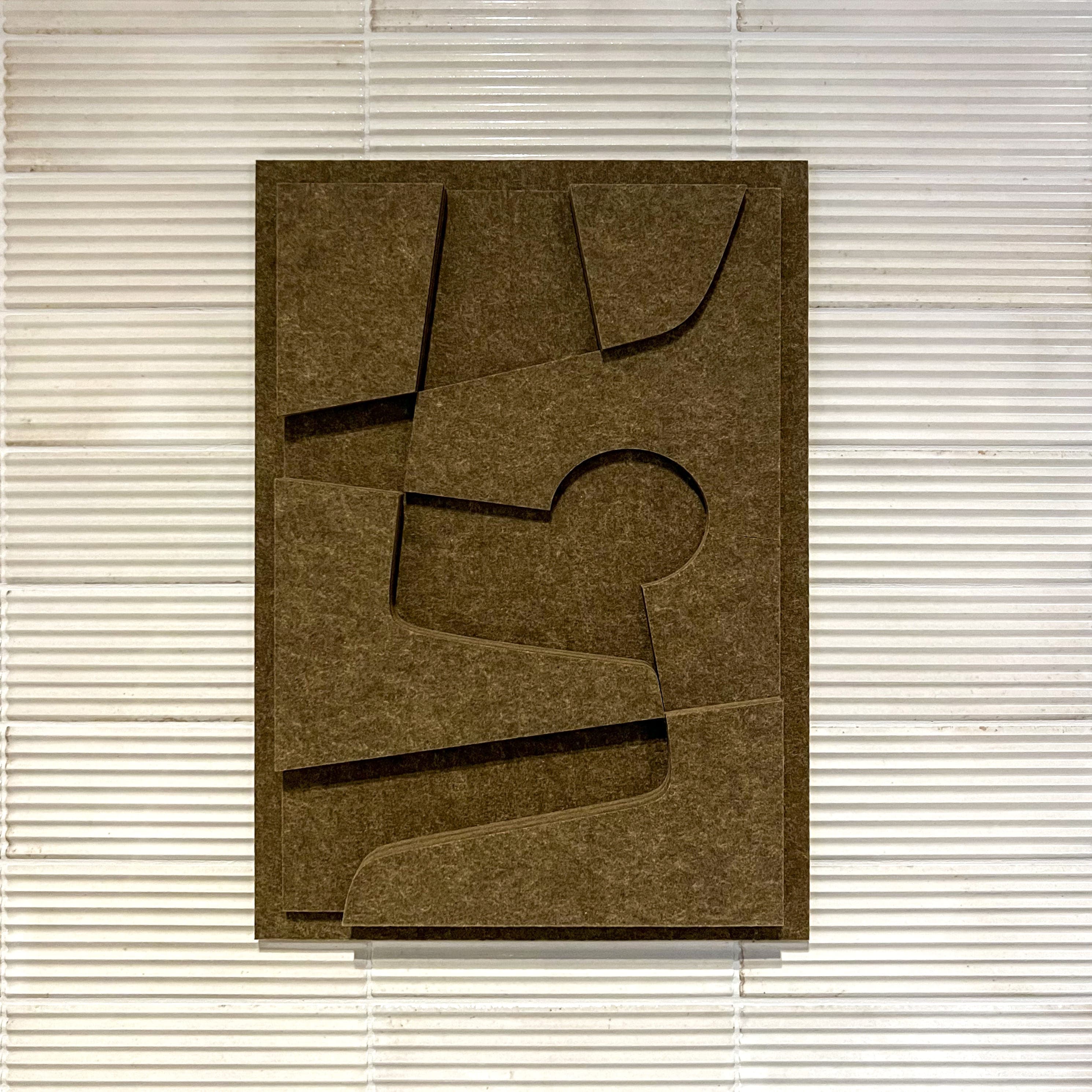 PET-vilt 9 mm - Reliëf schilderij - Maatwerk