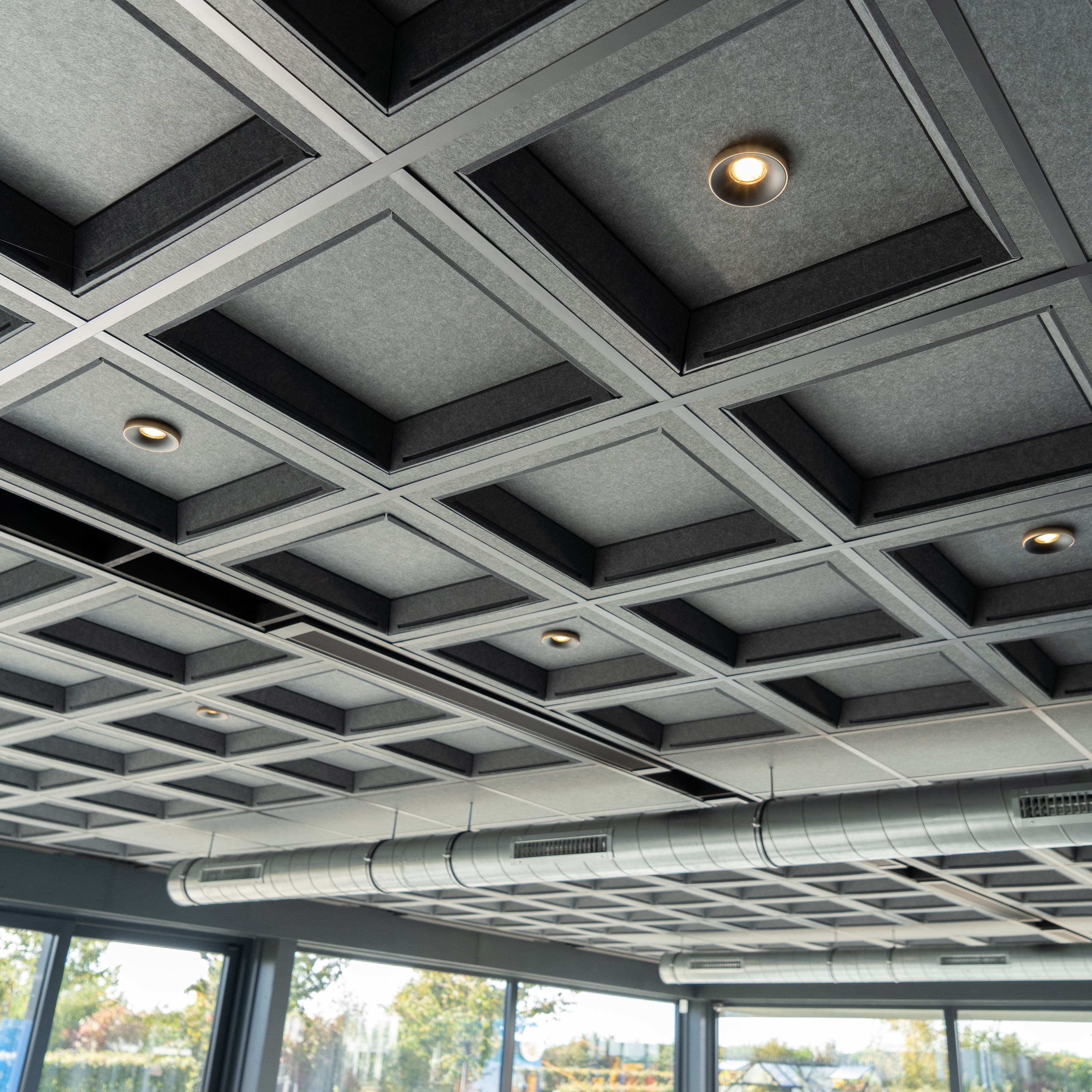 PET-vilt 25 mm - Systeemplafond - Maatwerk